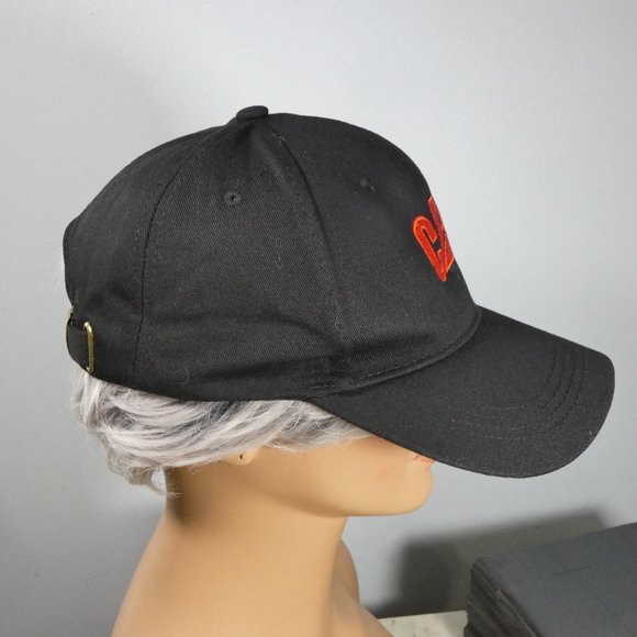 Caterpillar - CAT logo ball cap Black with red logo - Picture 3 of 6